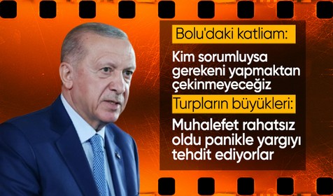 Cumhurbaşkanı Erdoğan'dan Bolu'daki faciayla ilgili açıklama: Kim sorumluysa gerekeni yapmaktan çekinmeyeceğiz
