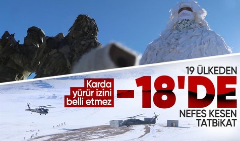 Kars'ta Kış-2025 Tatbikatı! 19 ülke TSK'nın ev sahipliğinde -18'de hünerlerini sergiledi