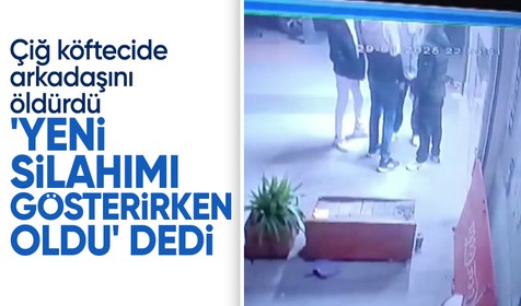 Küçükçekmece'de yeni silahını gösterirken arkadaşını öldürdü