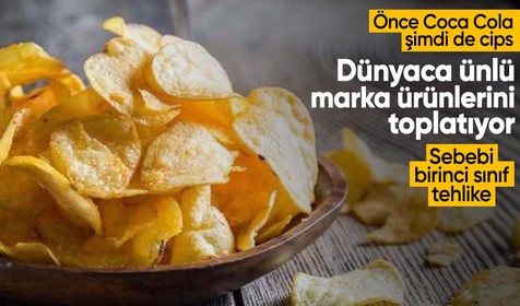 Önce Coca Cola, şimdi Lay's! 'Tehlikeli ürün' ABD'de toplatılıyor