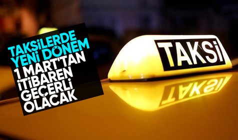 1 Mart'ta başlıyor: Taksilerde araç içi kamera zorunlu halece gelecek