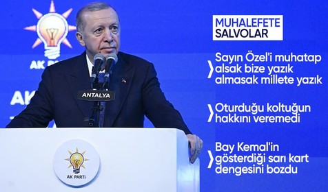 Cumhurbaşkanı Erdoğan: Özel oturduğu koltuğun hakkını hala veremedi