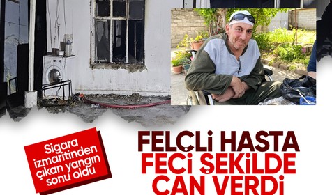 Sigara izmariti sonunu getirdi! Diyarbakır'da felçli hasta çıkan yangında öldü