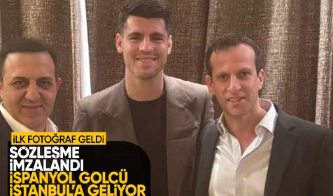 Alvaro Morata resmen Galatasaray'da! İşte transferin fotoğrafı