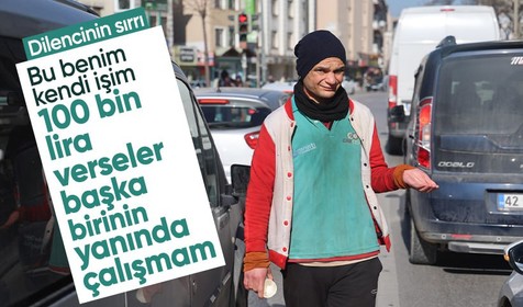 Kanaatkar dilenci sırrını açıkladı: Kendi işim olduğu için severek, aşkla yapıyorum