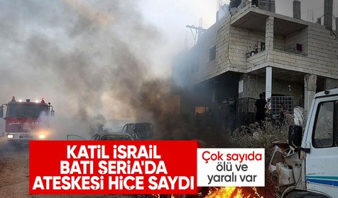 Ateşkesi hiçe sayan Katil İsrail Batı Şeria'da katliam yaptı! Binalar bir bir havaya uçuruldu, çok sayıda ölü var