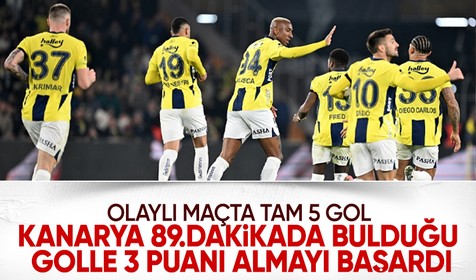Kadıköy'de olaylı maç! Kanarya 9 kişi kalan Çaykur Rizespor'u 89'da yıktı