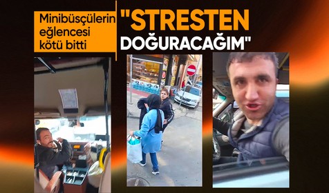 Minibüste hamile kadın kabusu yaşadı! 'Stresten doğuracağım' diye araçtan indi: Sürücü artık çalışamayacak