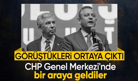 CHP Genel Başkanı Özgür Özel dün akşam ABB Başkanı Mansur Yavaş ile buluştu