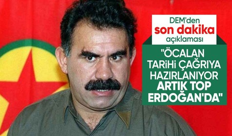 DEM Parti'den son dakika açıklaması: Öcalan tarihi çağrıya hazırlanıyor