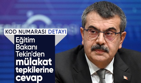 Eğitim Bakanı Tekin'den mülakat tepkilerine cevap