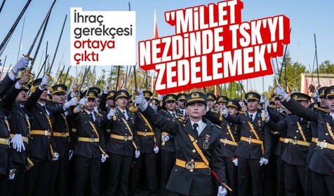 İhraç edilen teğmenler için gerekçe: Millet nezdinde TSK'yı zedelemek!