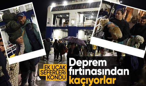 Yunan adalarında deprem fırtınası paniği! Tahliye için ek feribot ve uçak seferleri kondu