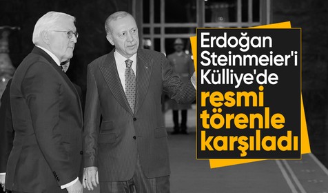 Cumhurbaşkanı Erdoğan, Almanya Cumhurbaşkanı Steinmeier ile görüştü