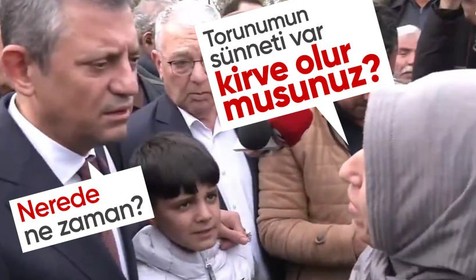 Özgür Özel'e Adıyaman'da şaşırtan soru: Torunumun kirvesi olur musunuz?