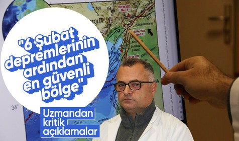 Uzmandan 6 Şubat depremlerinin yaşandığı bölge ile ilgili açıklama: Sismik tehlike açısından en güvenli bölge