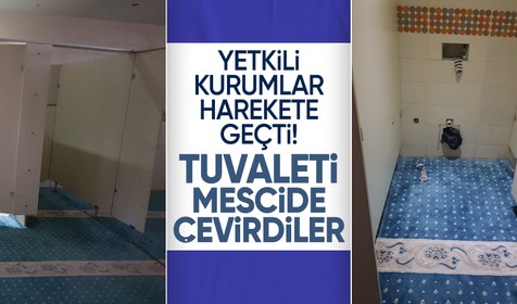 Eğlence ve oyun parkında tuvaletin mescide dönüştürüldüğü iddiası