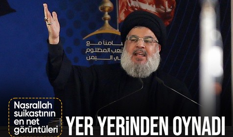 Hizbullah lideri Nasrallah suikastının en net görüntüleri ortaya çıktı