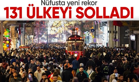 İstanbul'un nüfusu 131 ülkenin nüfusunu geçti