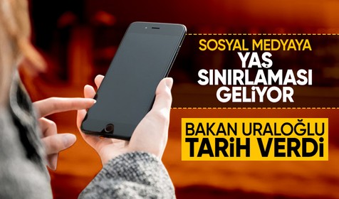 Sosyal medyaya yaş sınırlaması geliyor! Bakan Uraloğlu tarih verdi