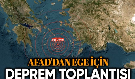 Ege'deki deprem fırtınasının ardından AFAD öncülüğünde toplantı! Tsunami, için hangi önlemler alındı?