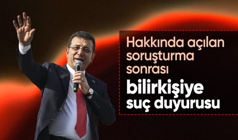 Ekrem İmamoğlu'ndan bilirkişiye suç duyurusu