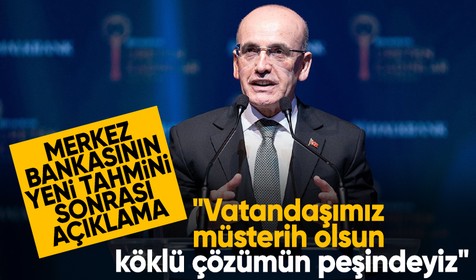 Mehmet Şimşek'ten enflasyon için yeni açıklama: "Köklü çözümün peşindeyiz"