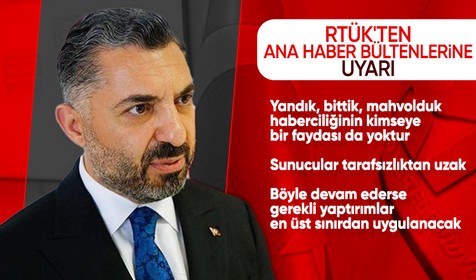 RTÜK Başkanı'ndan ana haber bültenleri hakkında açıklama: Şiddet görüntüleri ve taraflı yayıncılık çok fazla