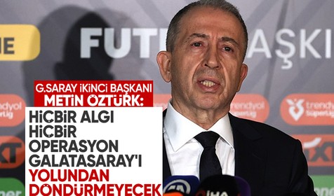Galatasaray İkinci Başkanı Metin Öztürk 'sahadan çekilme' kararı sonrası konuştu: "Bazıları bekliyormuş herhalde"