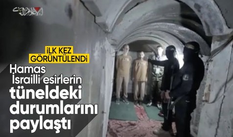 İlk kez görüntülendi! Hamas'ın serbest bıraktığı İsrailli esirler