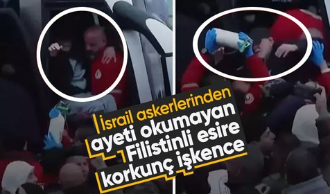 İsrail askerlerinden ayeti okumayan Filistinli esire korkunç işkence