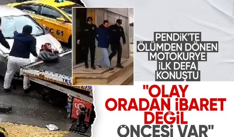Pendik'te ölümden dönen motokurye ilk kez konuştu: "Olay oradan ibaret değil, olayın öncesi var"