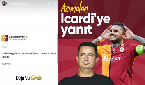 Acun Ilıcalı'dan Icardi'ye yanıt: Bizim futbolcularımız böyle şeyler yapmıyorlar