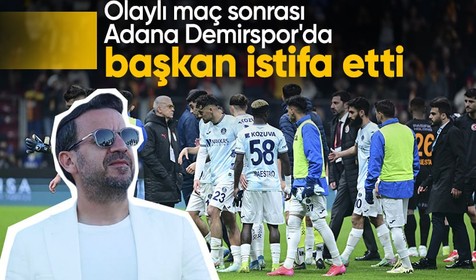 Adana Demirspor Başkanı Bedirhan Durak istifa ettiğini duyurdu