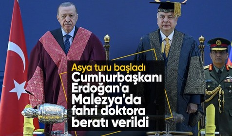 Cumhurbaşkanı Erdoğan Malezya'nın başkenti Kuala Lumpur'da