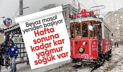Kar, yağmur, soğuk... Hafta sonuna kadar yurdu esir alacak🌨️🌧️🧤🧣