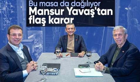 Son dakika! Mansur Yavaş ön seçime katılmayacağını açıkladı