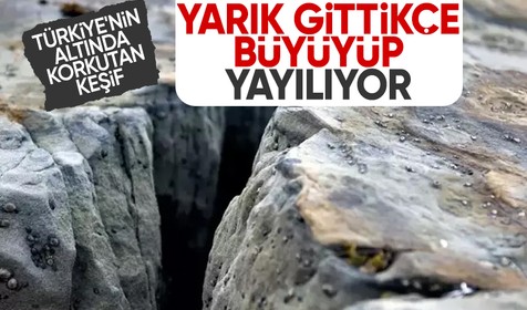 Yarık gittikçe büyüyüp yayılıyor! Türkiye'nin altında korkutan keşif