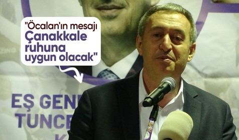 DEM Parti Eş Genel Başkanı Bakırhan: Öcalan'ın mesajı Çanakkale ruhuna uygun olacak
