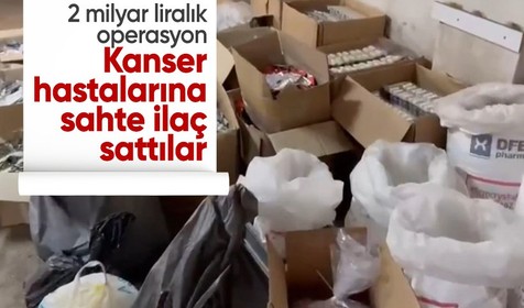 İstanbul'da sahte ilaç operasyonu: Kanser hastalarına sattılar