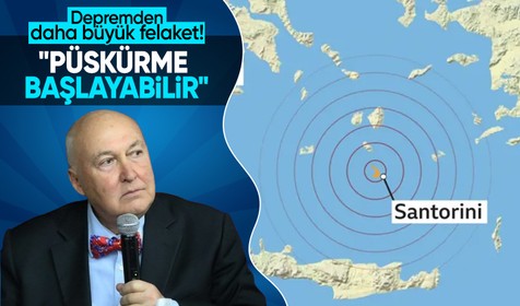 Santorini'de depremden daha büyük felaket: Magma odası yeterince dolunca püskürme başlayabilir