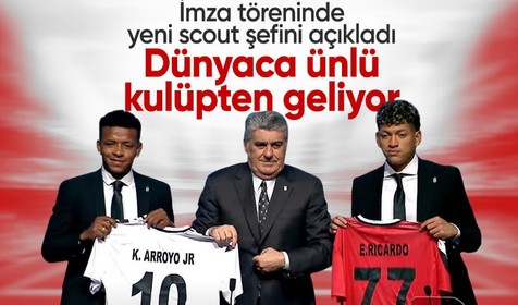 Beşiktaş'ta yeni transferler için imza töreni: Başkan Adalı yeni scout şefini açıkladı