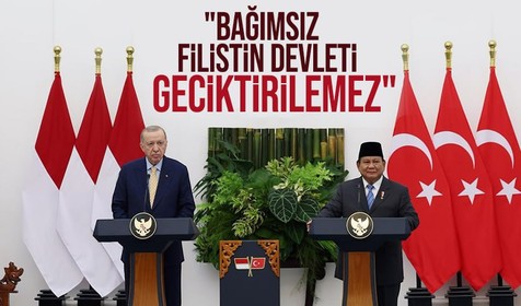 Cumhurbaşkanı Erdoğan: Bağımsız Filistin Devleti geciktirilemez