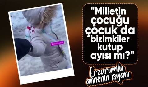 Erzurumlu annenin kar tatili isyanı: Milletin çocuğu çocuk da bizimkiler kutup ayısı mı?