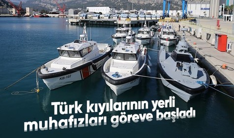 Türk kıyılarının "yerli muhafızları" görev başında