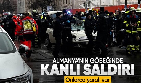 Almanya'da araç kalabalığa daldı: Çok sayıda yaralı var!