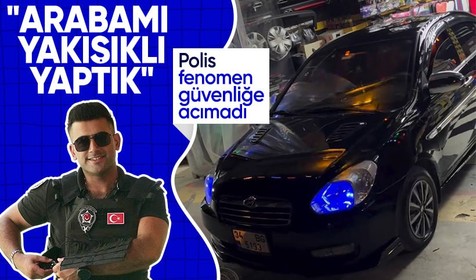 Aracına çakar takan Yakışıklı Güvenlik'e para cezası