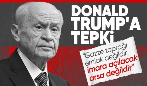 Devlet Bahçeli: Gazze Gazzelilerindir, Gazze toprağı emlak değildir