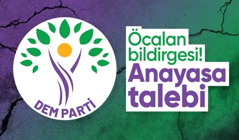 DEM Parti'den Öcalan bildirgesi: Anayasa talebi