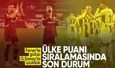 Türkiye UEFA ülke puanı sıralamasında kaçıncı sırada? Fenerbahçe ve Galatasaray'ın maçları sonrası güncelleme